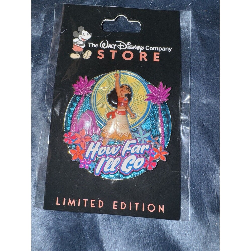 Disney D23 2024 Songs We Grew Up With Moana How Far I’ll Go Pin LE400 Dec Twdcs